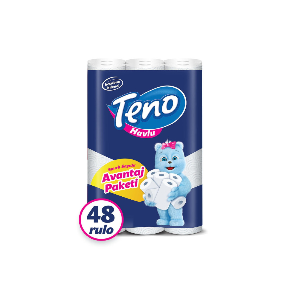 Teno Avantaj Paket Kağıt Havlu 48 Rulo Kağıt Havlu Fiyatı