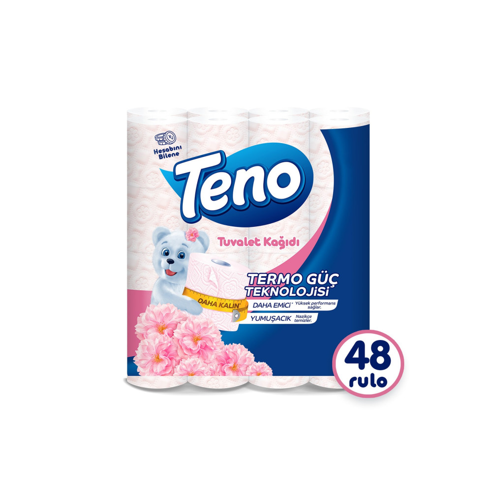 Teno Avantaj Paket Parfümlü Tuvalet Kağıdı 48 Rulo (16 Rulo X 3 Paket) Tuvalet Kağıdı Fiyatı