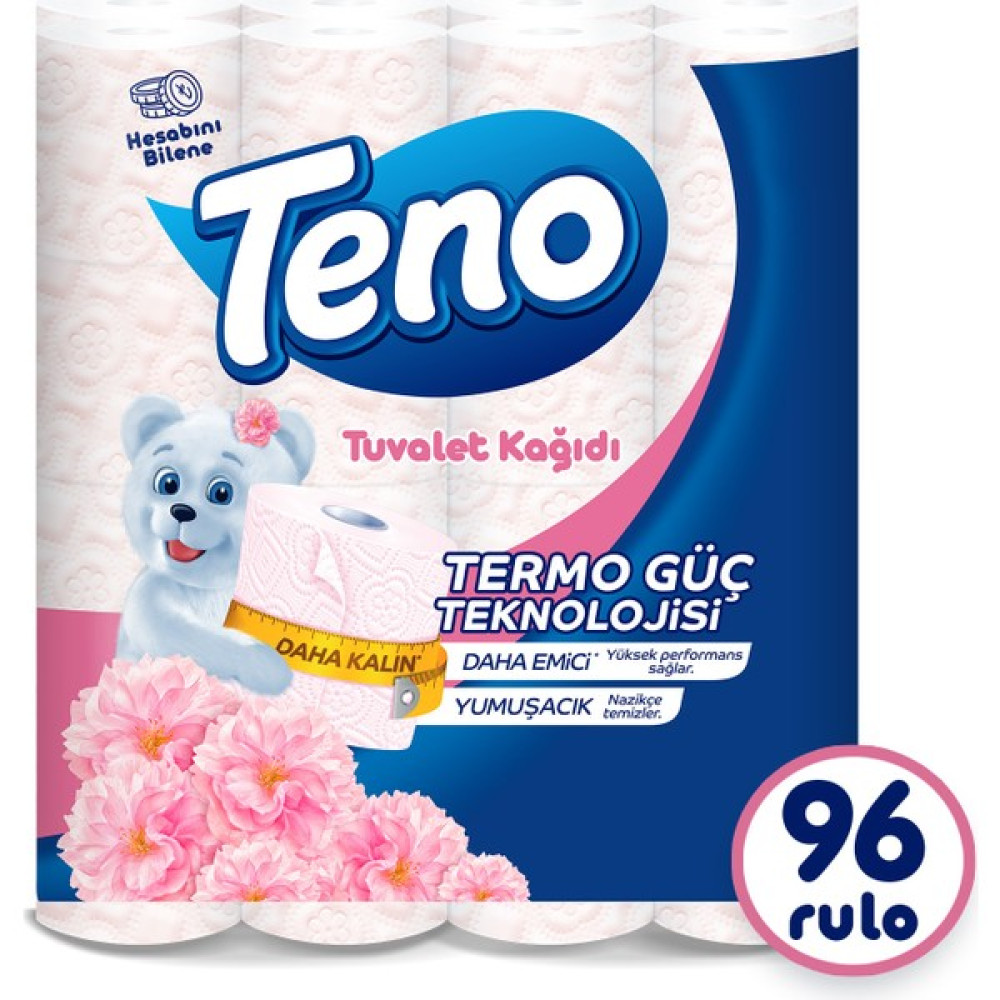 Teno Avantaj Paket Parfümlü Tuvalet Kağıdı 96 Rulo Tuvalet Kağıdı Fiyatı
