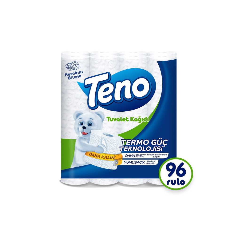Teno Avantaj Paket Tuvalet Kağıdı 96 Rulo (32 Rulo X 3 Paket) Tuvalet Kağıdı Fiyatı