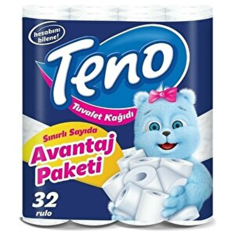 Teno Avantaj Paketi 32'li Tuvalet Kağıdı Tuvalet Kağıtlığı Fiyatı