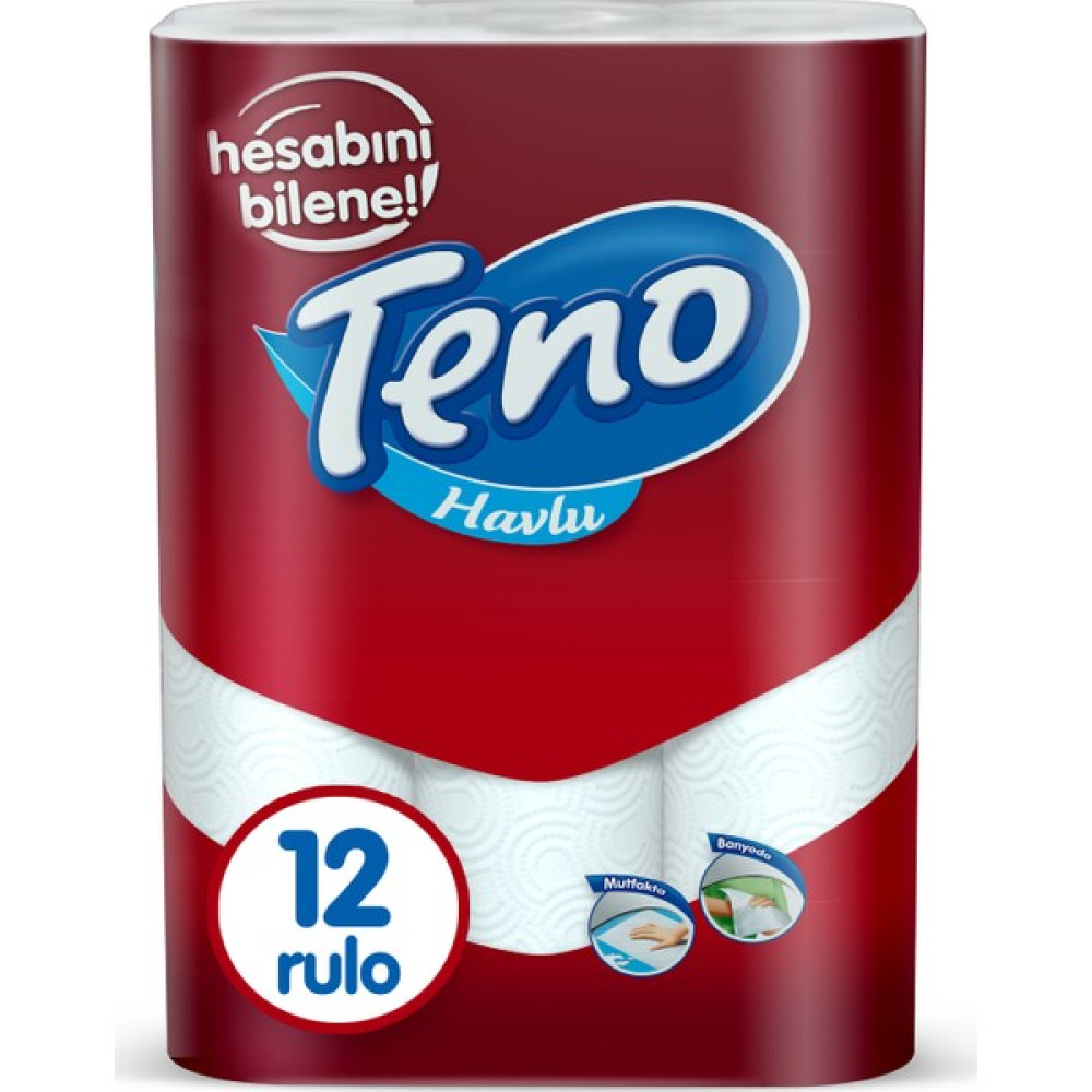 Teno Kağıt Havlu 12'li Kağıt Havlu Fiyatı