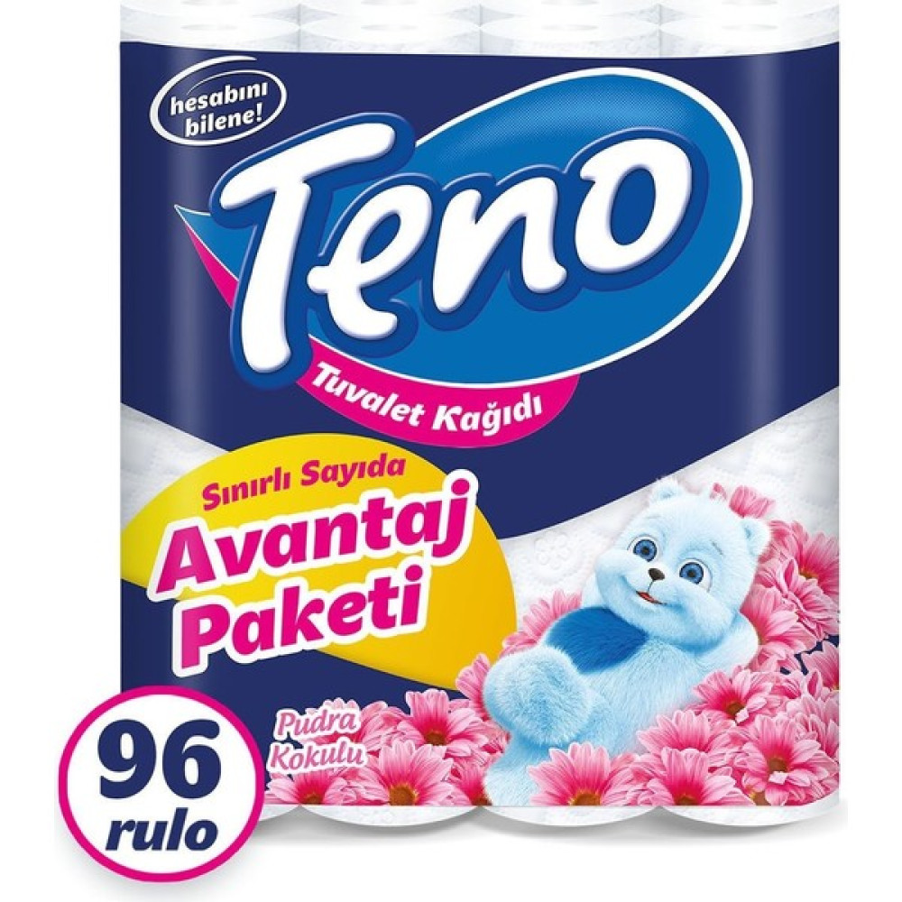 Teno Parfümlü Tuvalet Kağıdı 96 Rulo Tuvalet Kağıdı Fiyatı