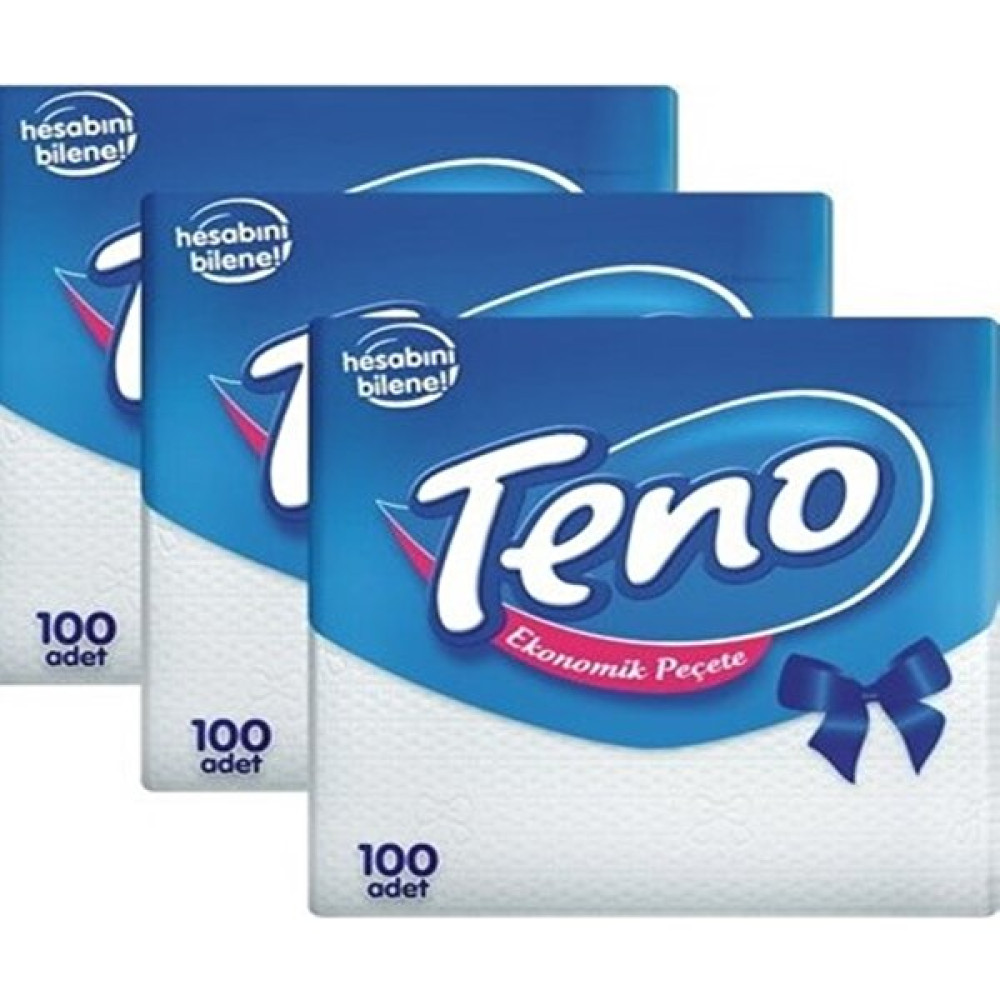 Teno Peçete 100' Lü 3 'lü Peçete Fiyatı