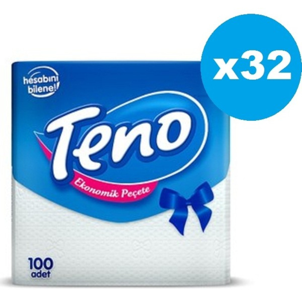Teno Peçete 100' lü 32'li Set Peçete Fiyatı