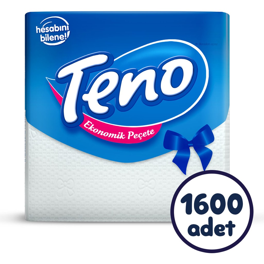 Teno Peçete 100'lü (16 Paket x 100 Yaprak) Diğer Fiyatı
