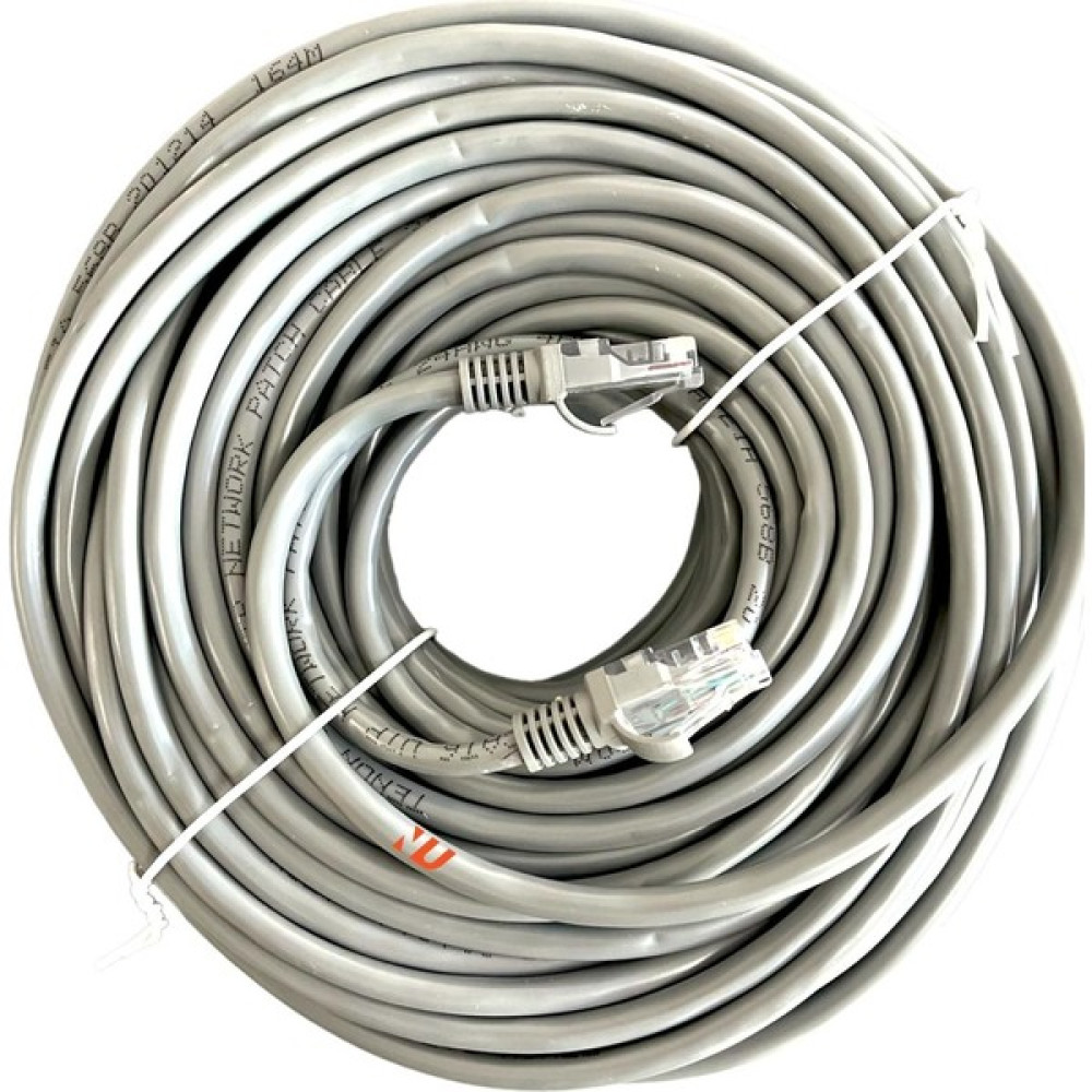 Tenon Cat6 Kablo 20 mt Network Internet Ethernet Bilgisayar Kablosu 20METRE - Füme Ağ / Network Kablosu Fiyatı