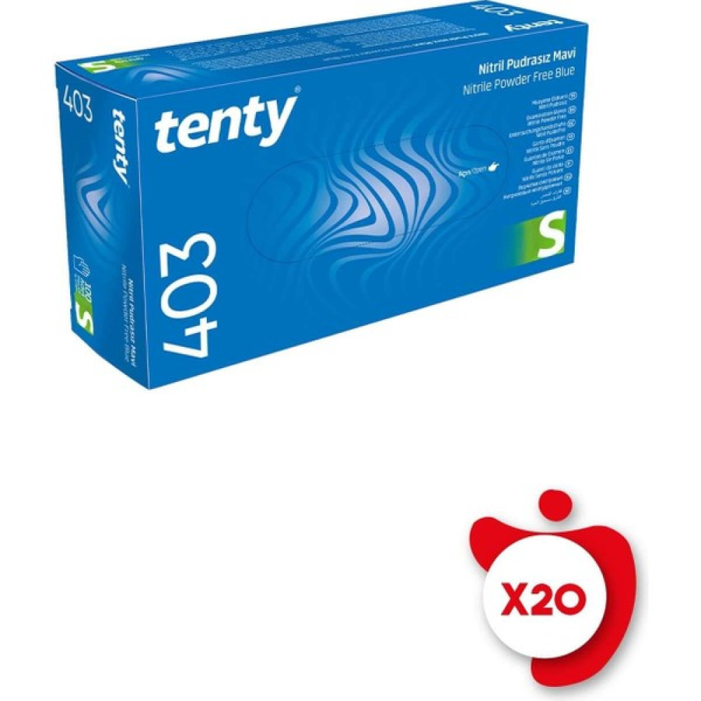 Tenty 403 Pudrasız Nitril Eldiven S Beden Mavi 20 x 100 Adet Oto Boyaları Fiyatı