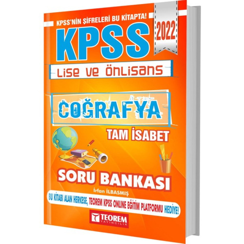 Teorem Yayıncılık Kpss Lise Önlisans Tam Isabet Coğrafya Soru Bankası KPSS Fiyatı