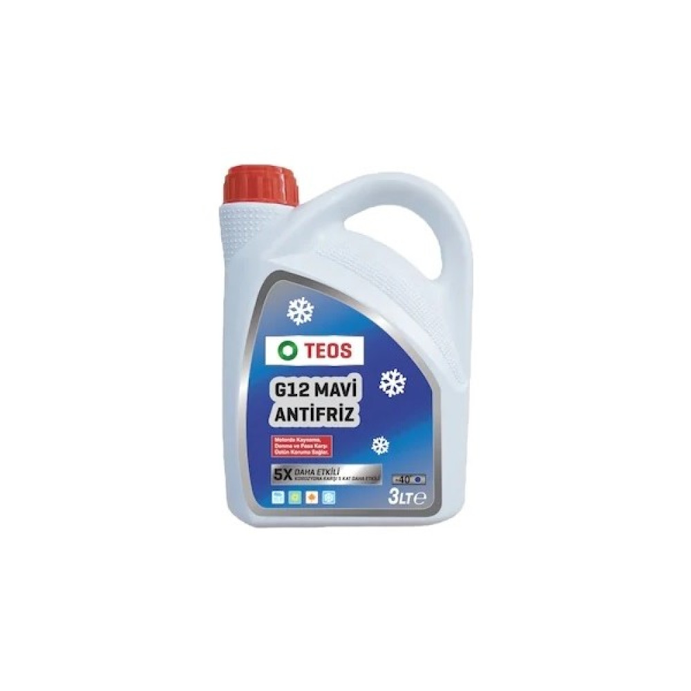 Teos G12 -40C Antifiriz Mavi 3 lt Antifiriz Fiyatı