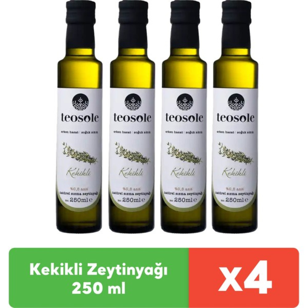 Teosole Kekikli Zeytinyağı 250 ml x 4 Adet Oto Boyaları Fiyatı