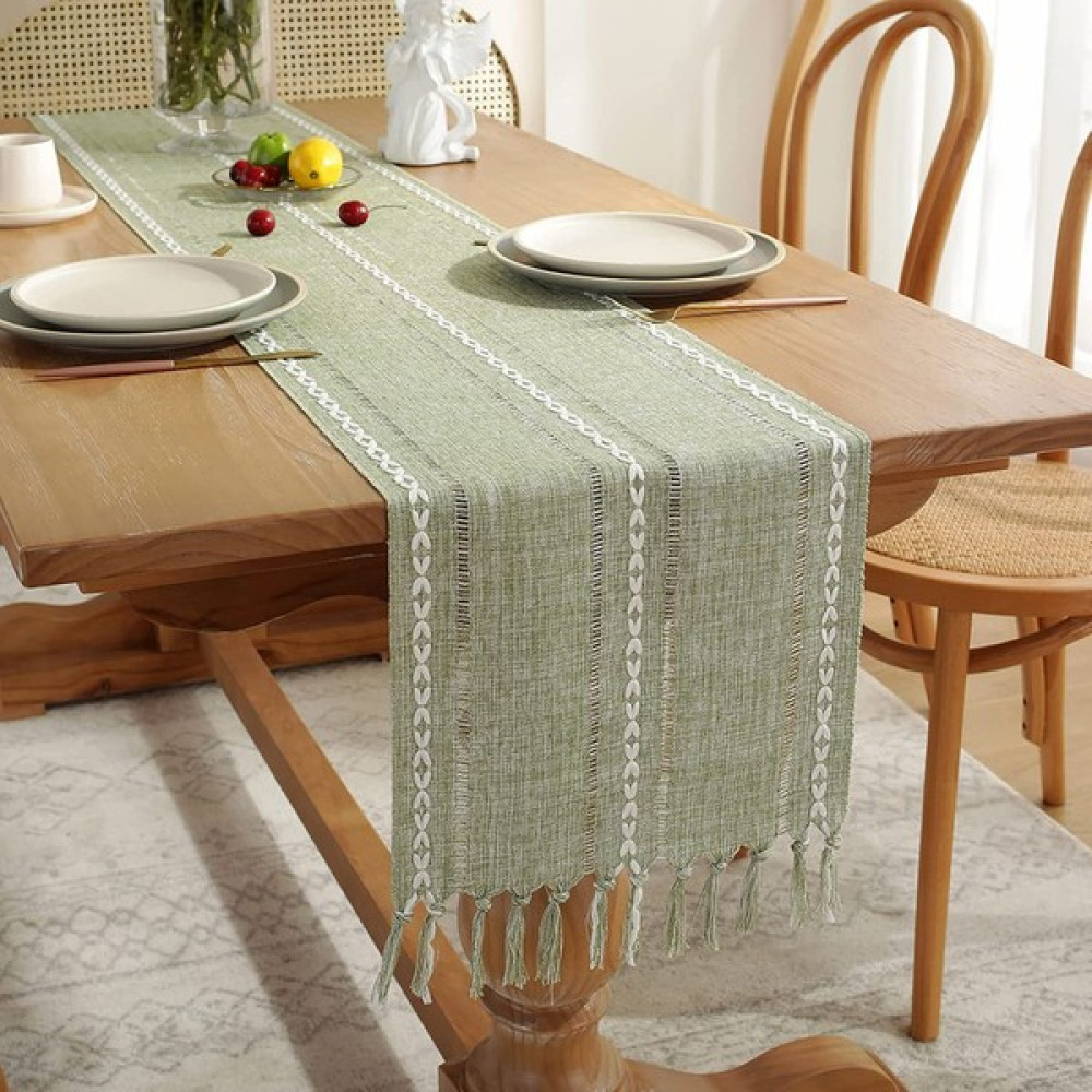 Teotake Açılır Masa Bayrağı, 33 x 228 Cm, Yeşil (Yurt Dışından) - Renkli - 33 x 228 cm Masa Örtüsü Fiyatı