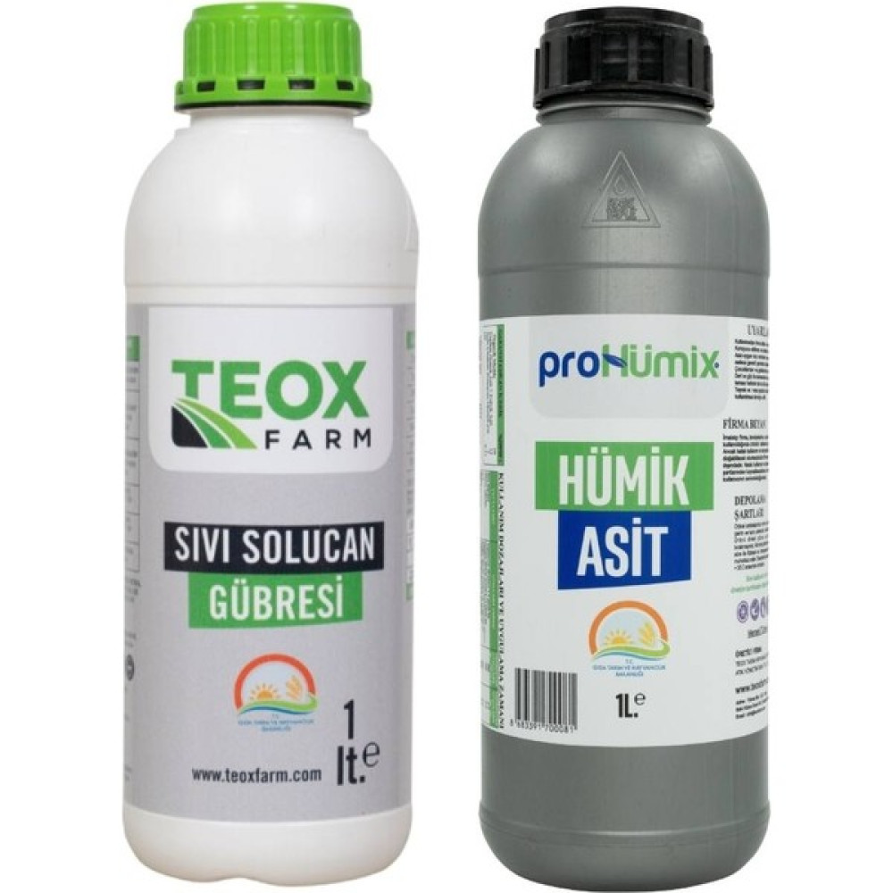 Teoxfarm Sıvı Vermikompost & Hümik Asit 1lt - 1 Gübre Fiyatı