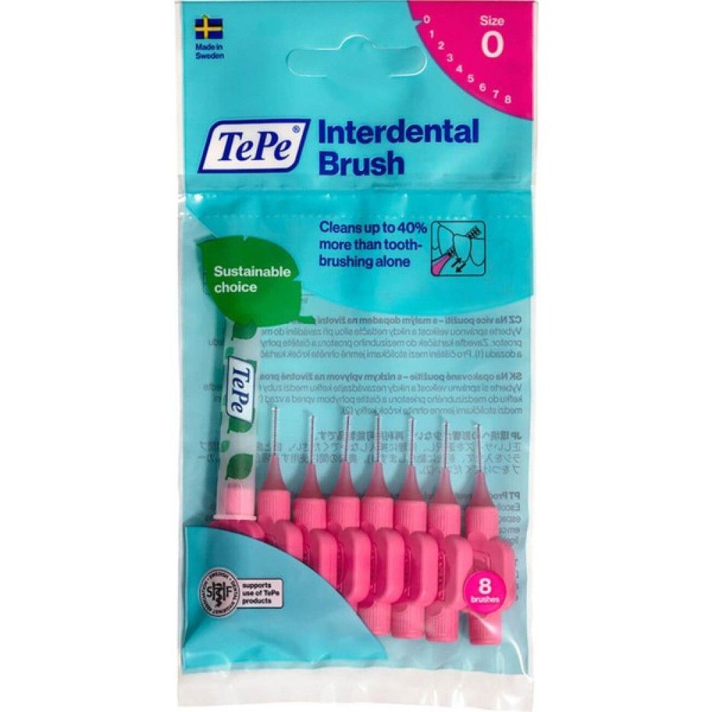 Tepe Arayüz Fırçası 0.4 Mm Pembe 8'Li Diş Fırçaları Fiyatı