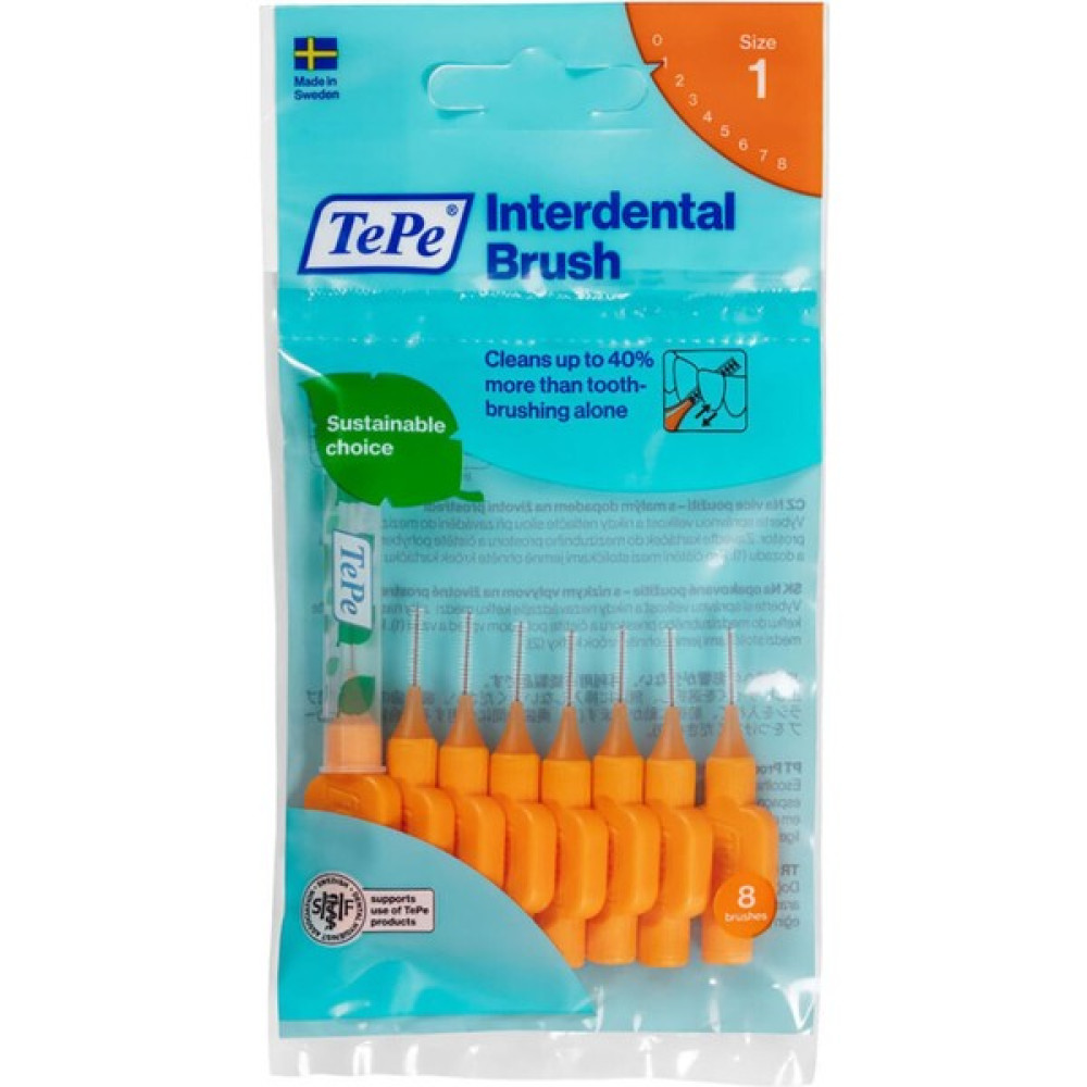Tepe Arayüz Fırçası 0.45 Mm Turuncu 8'Li Diş Fırçaları Fiyatı