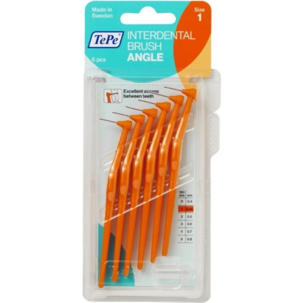 Tepe Arayüz Fırçası Angle Saplı 0.45 Mm - Turuncu Diş Fırçaları Fiyatı