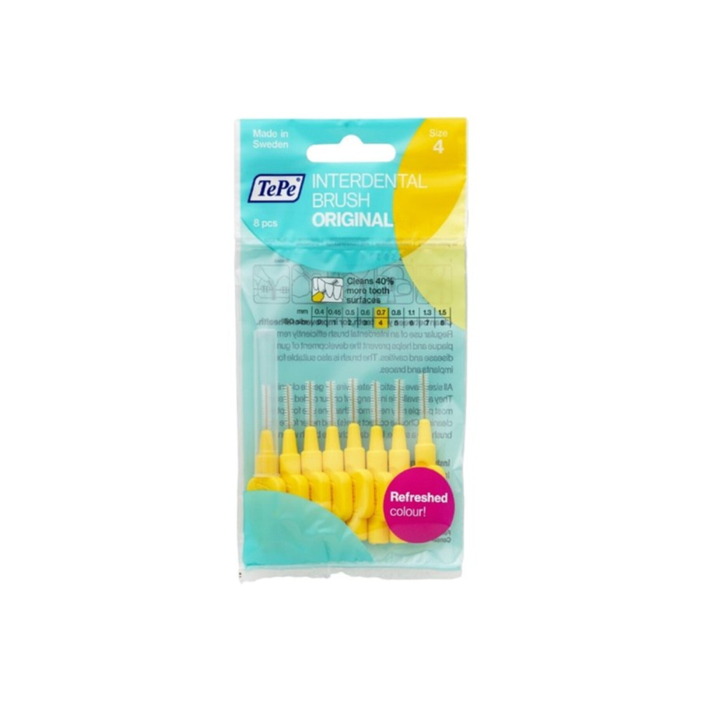 TePe Interdental Brush Arayüz Fırçaları 0.7 Mm Sarı 8 Li Diş Fırçaları Fiyatı