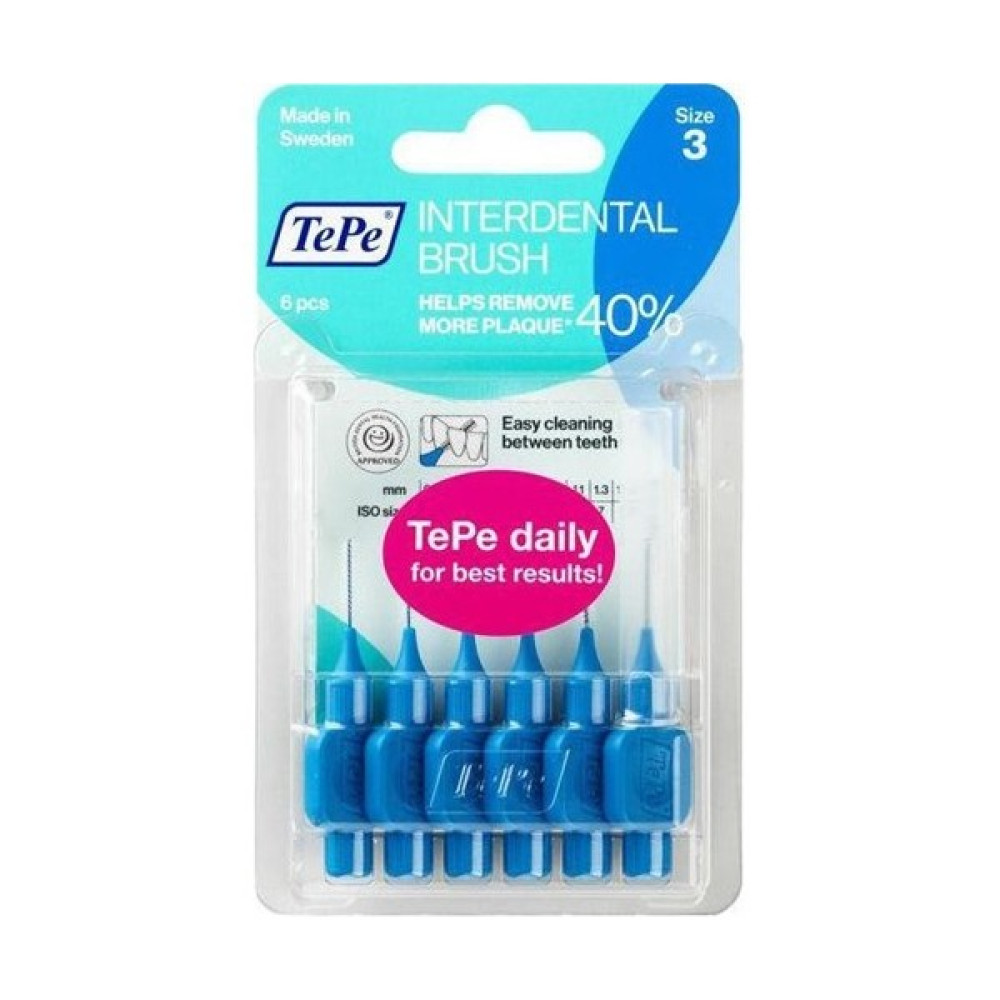 Tepe Interdental Brush X-Fine Blue 0.6Mm Size 3 Diş İpleri Fiyatı