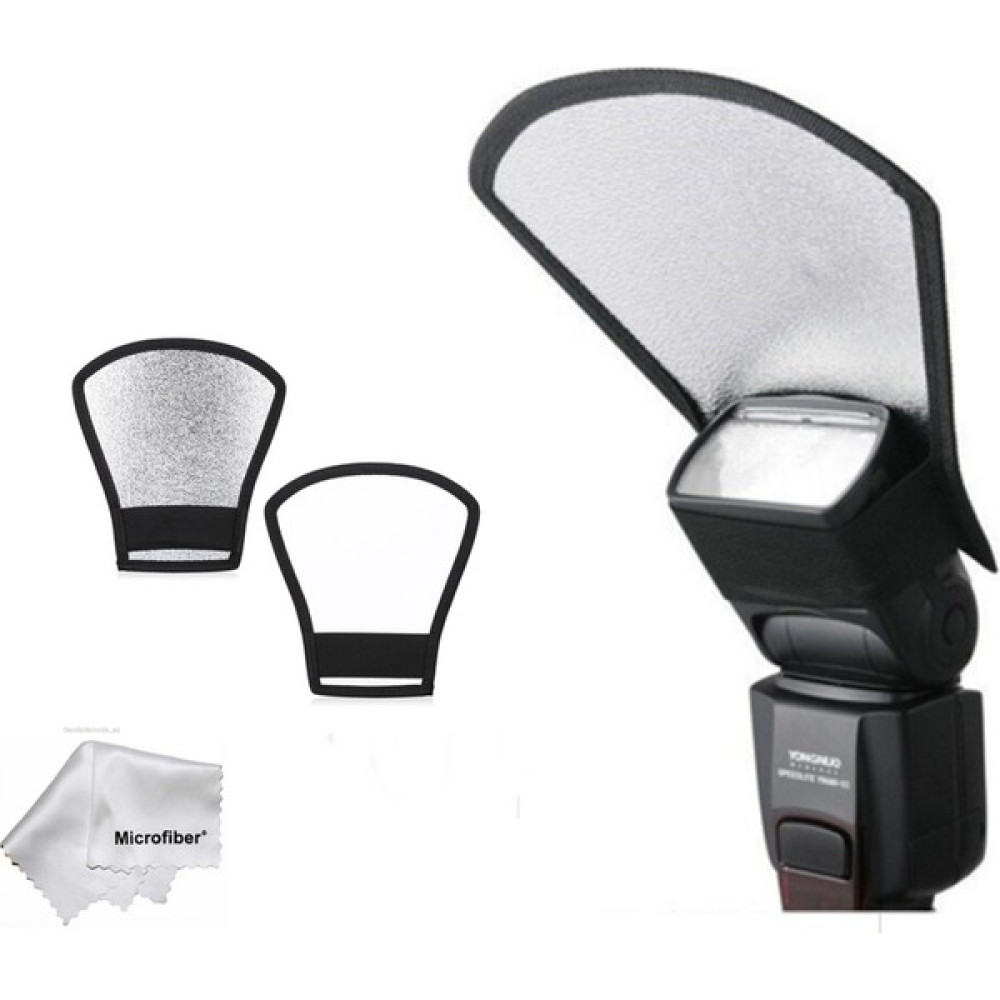 Tepe Kafa Flash Flaş Için Yansıtıcı 2 In 1 Softbox Canon Nikon Sony Yongnuo Pixel Godox Vb Video Kamera Aksesuarları Fiyatı