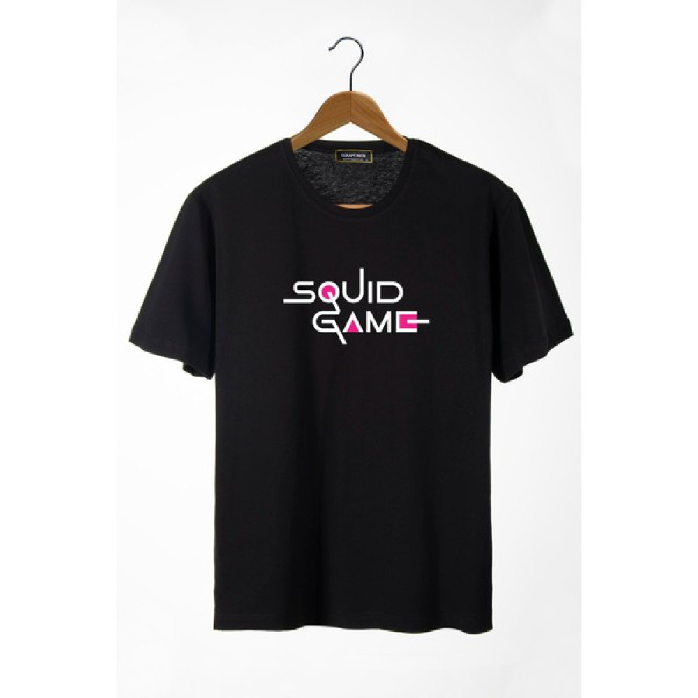 Terapi Men Erkek Siyah Önü Squid Game Baskılı Bisiklet Yaka Oversize T-Shirt 22Y-3400762-59 Erkek T-shirt Fiyatı