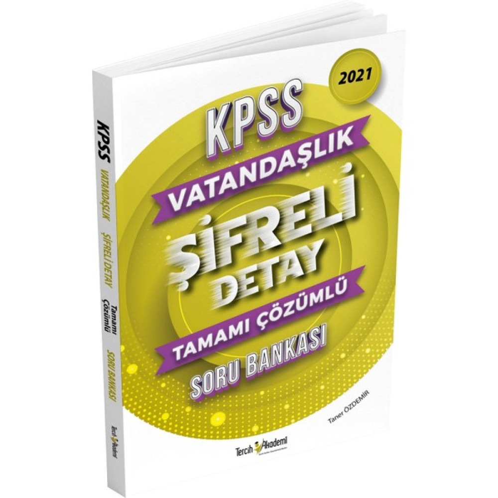 Tercih Akademi Yayınları KPSS Vatandaşlık Şifreli Detay Tamamı Çözümlü Soru Bankası KPSS Fiyatı