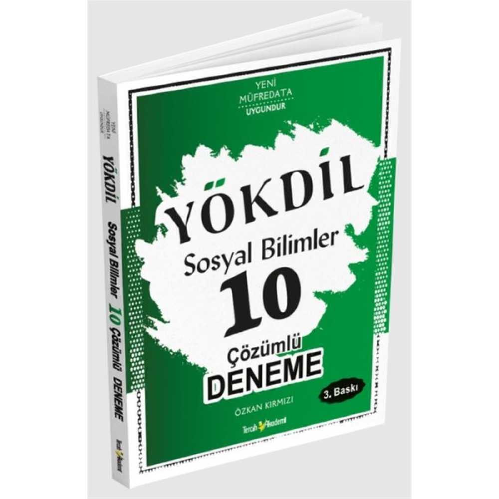 Tercih Akademi Yayınları Yökdil Sosyal Bilimler 10 Çözümlü Deneme - Özkan Kırmızı YDS Fiyatı
