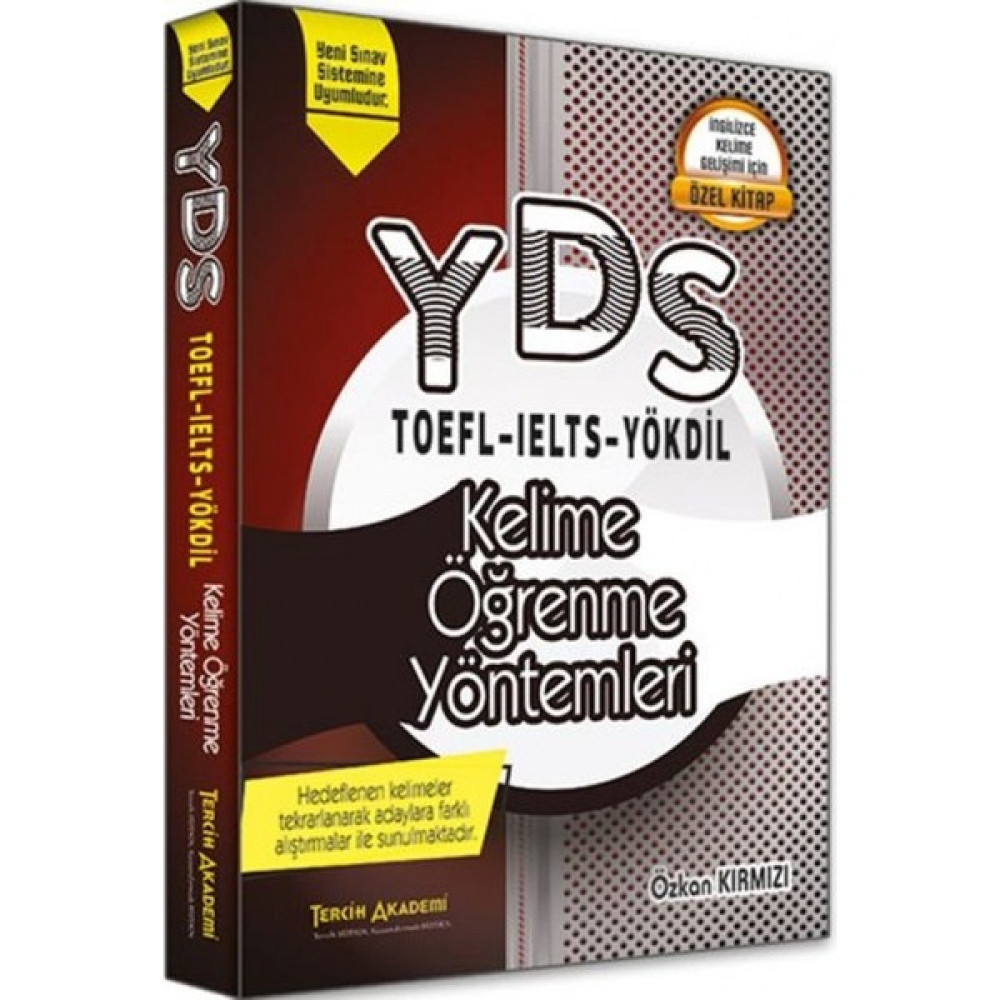 Tercih Akademi YDS - TOEFL - IELTS - YÖKDİL Kelime Öğrenme Yöntemleri YDS Fiyatı