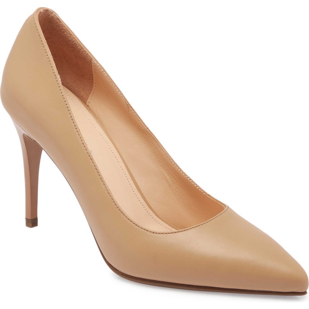 Tergan Nude Hakiki Deri Kadın Stiletto - K24S1AY67599-Q9J Topuklu Ayakkabı Fiyatı