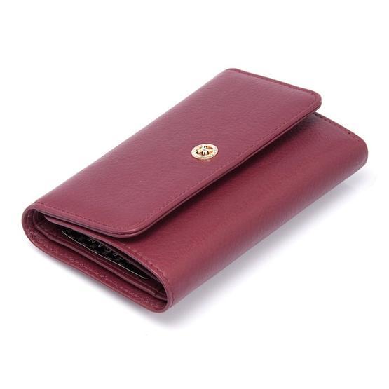 Tergan S1CB00005730 Bordo Hakiki Deri Kadın Cüzdanı