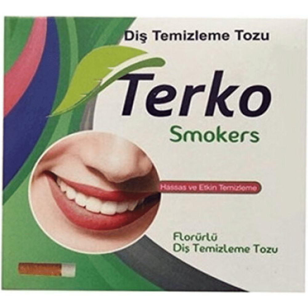 Terko Smokers Florürlü Diş Temizleme Tozu Diş Beyazlatıcılar Fiyatı