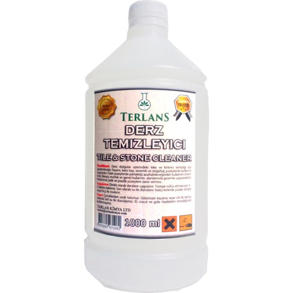 Terlans Derz Temizleyici Tuvalet Taşı Temizleyici 1000 ml Tile and Stone Cleaner - 1 kg Nalburiye & Hırdavat Fiyatı