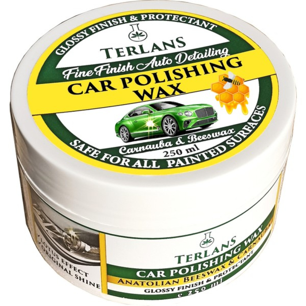 TERLANS UV Korumalı Araç Parlatıcı ve Koruyucu Vaks, 250 ml + Mikrofiber Bez Fine Finish Auto Detailing Oto Genel Temizlik Fiyatı