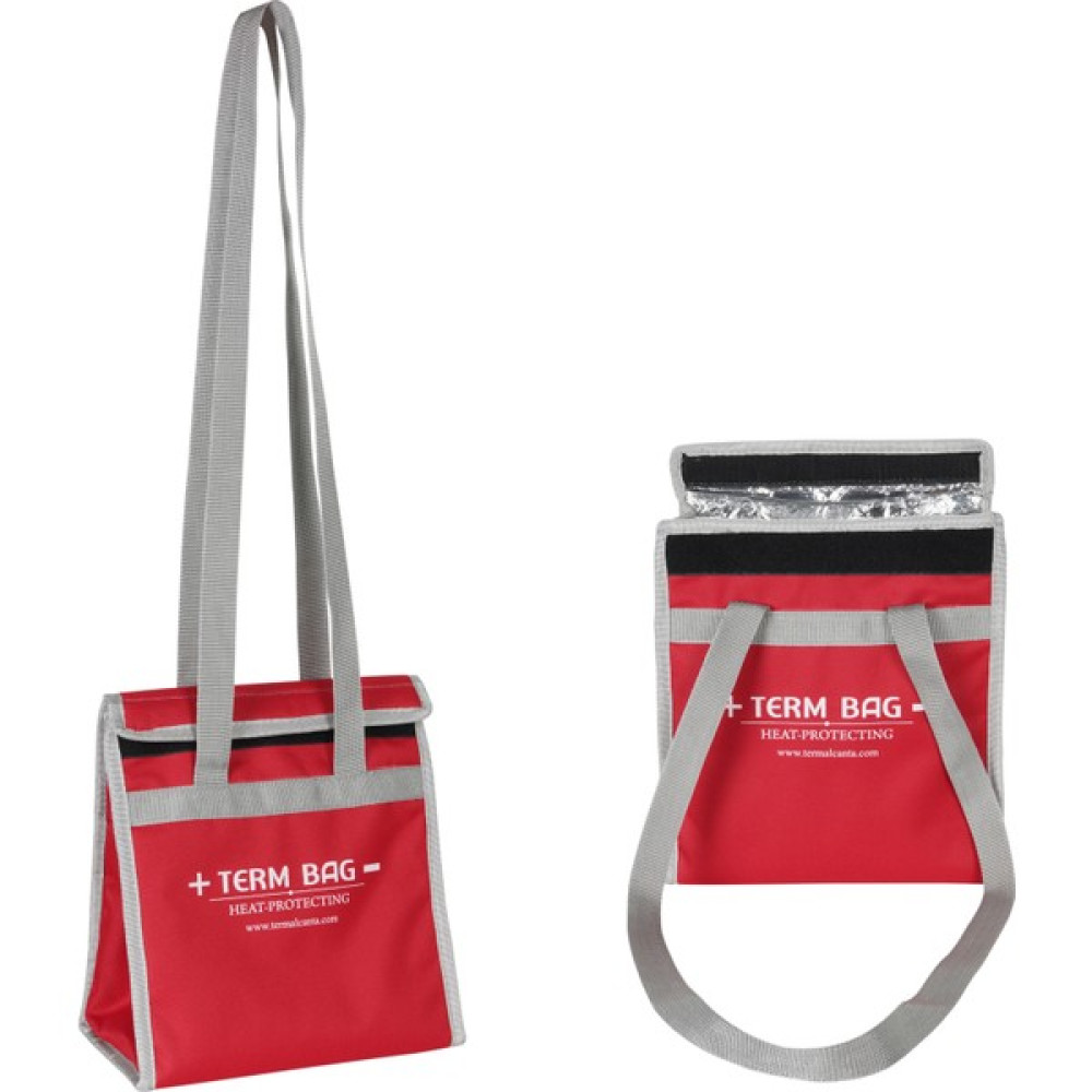 Term Bag Yemek Taşıma Çantası Sıcak ve Soğuk Termal Termos Çanta - Kırmızı Beslenme Çantası Fiyatı