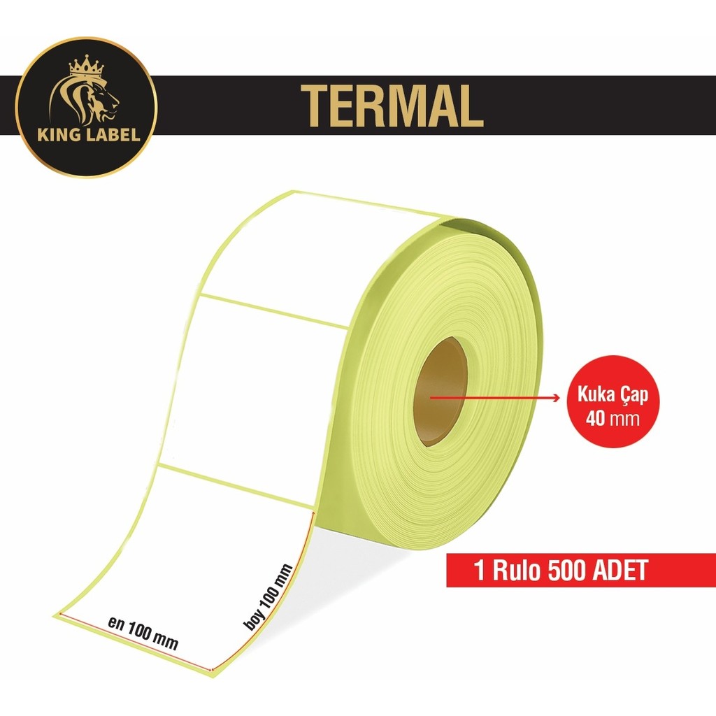Termal Barkod Etiket 100X100 1 Rulo 500 Sarım - 10 x 10 cm SSD / Solid State Drive Fiyatı