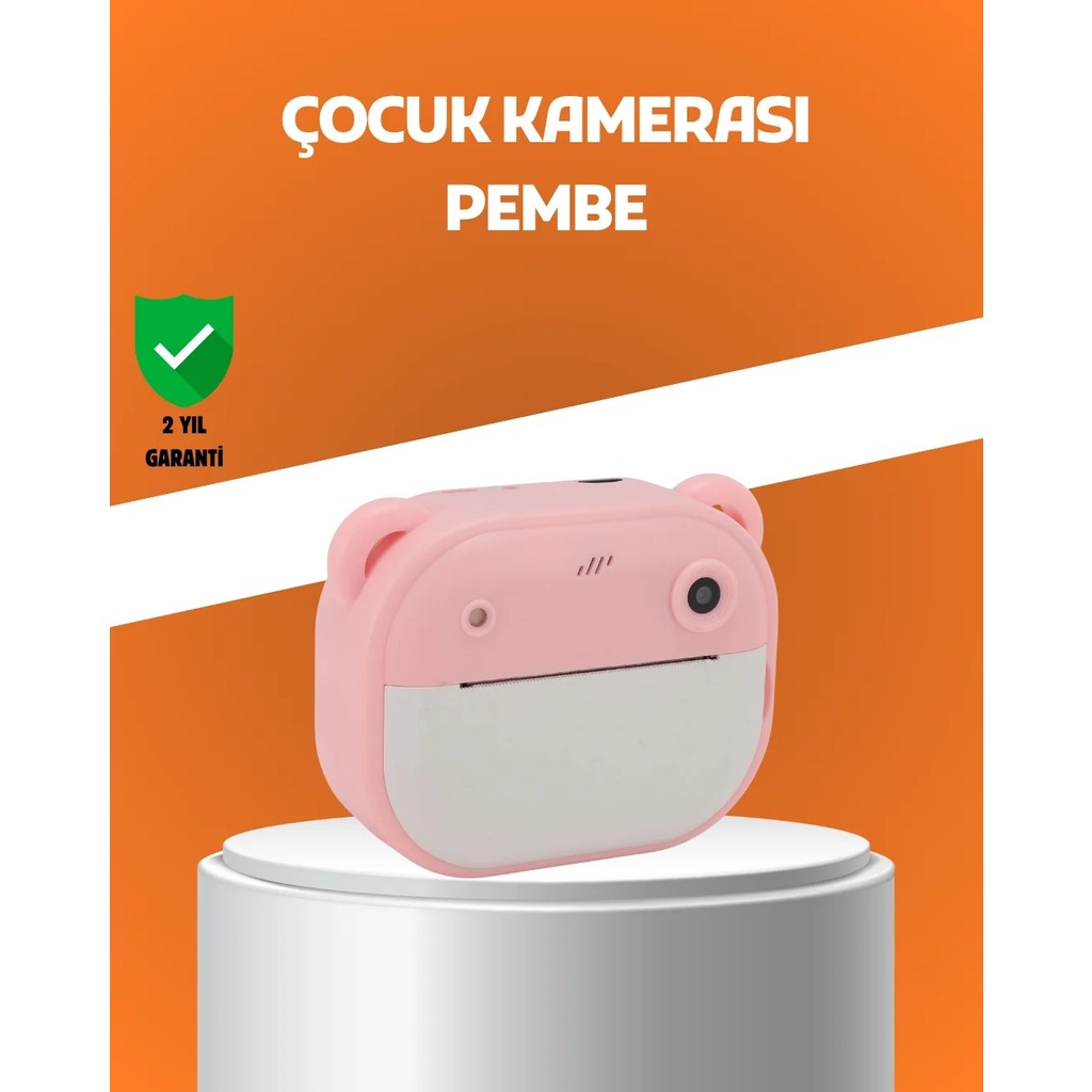Termal Baskılı Hd Şipşak Kamera 24MP Çift Lensli 32GB Hafızalı Eğlenceli Çocuk Kullanımı Diğer Fiyatı