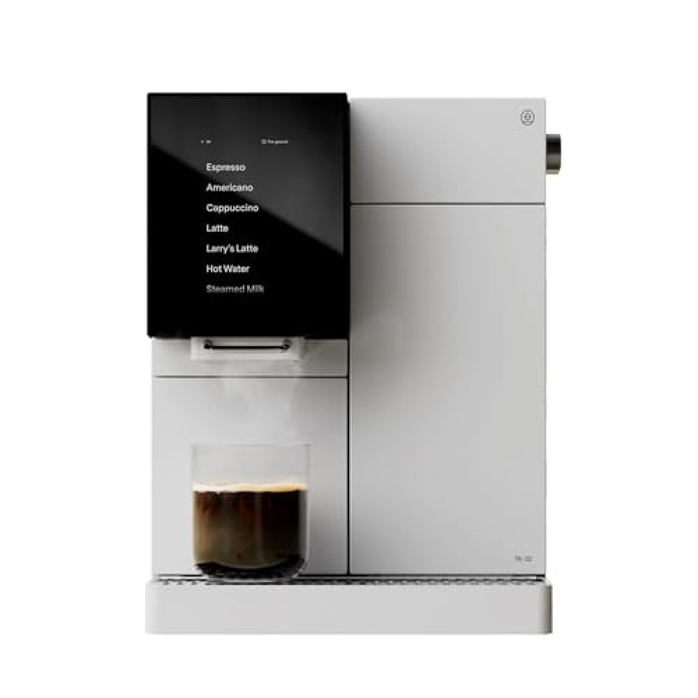 Terra Kaffe Super Automatic Espresso Machine - App-Enabled Coffee Machine - Auto Wake & Sleep - All Milk Types - Roaster-Approved Espresso Settings - Cappuccino Machines for Home - White TK-02