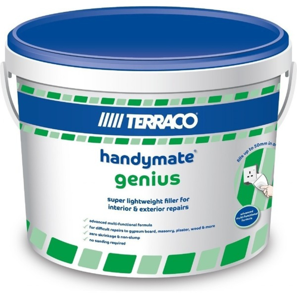 Terraco Handymate Genius Çok Amaçlı Süper Hafif Tamir Dolgu Macunu - 1 Lt Nalburiye & Hırdavat Fiyatı