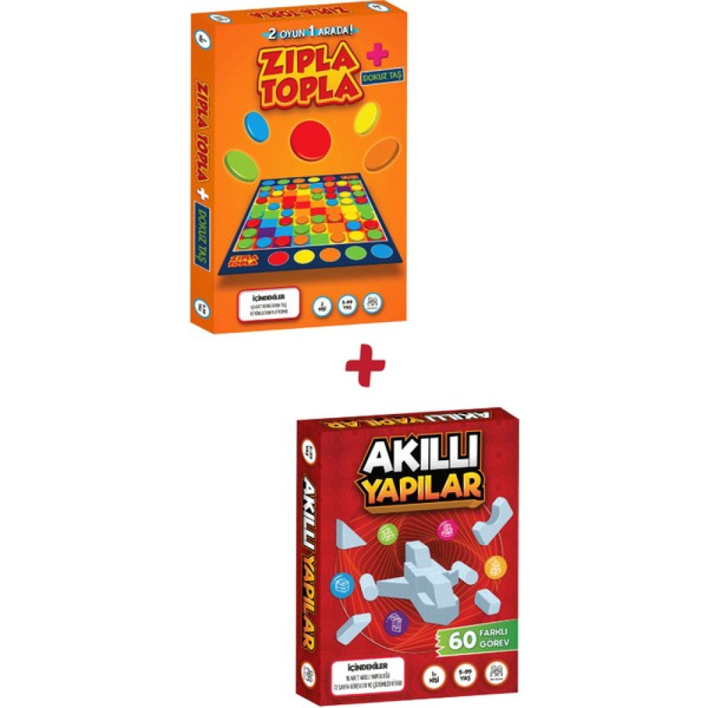 Tes Yayıncılık Akıllı Yapılar / Zıpla Topla 2'li Set Çocuk Oyuncağı Fiyatı
