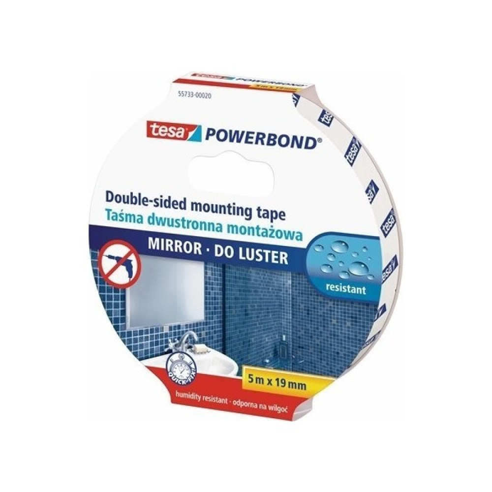 Tesa Montaj Bandı Köpük Powerbond Ayna Yapıştırıcı Bant 5 x 19 55733-00020-02 Nalburiye & Hırdavat Fiyatı
