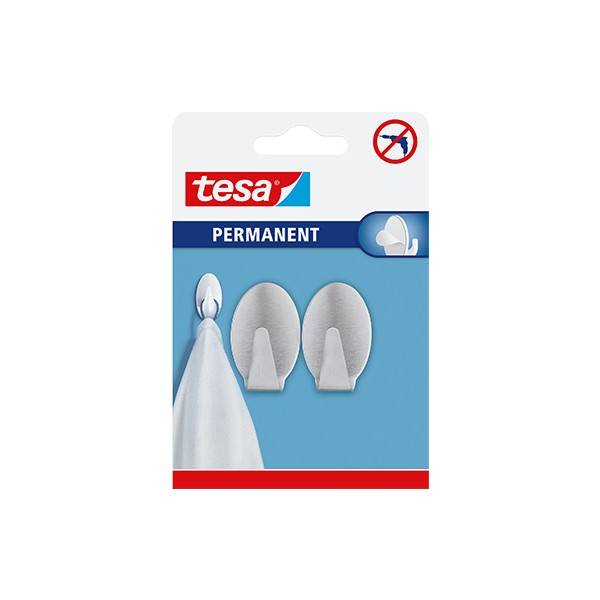 Tesa Permanent Askı Metal Oval 2 Adet x 3 Paket (Toplam 6 Askı) Diğer Fiyatı