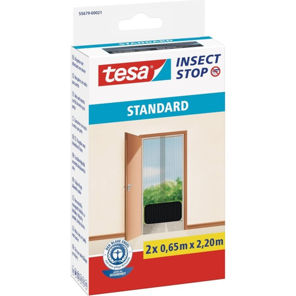 Tesa Sineklik Standart Cırt Bantlı Kapı Için Kesilerek Ayarlanabilir, Siyah, 2 Adet 0.65M x 2.20M Oto Boyaları Fiyatı