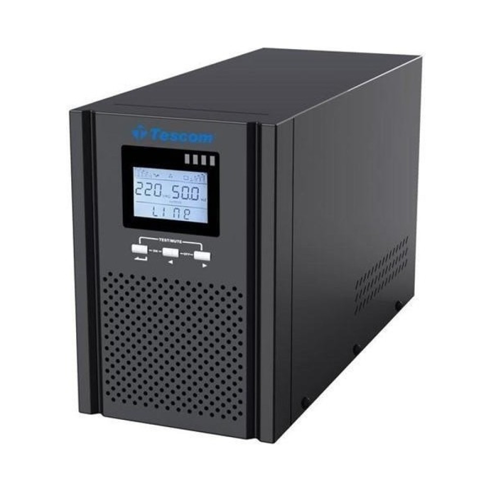 Tescom 1kva Teos+ 101 Onlıne 1/1f LCD Ekran Tower Ups 2x 12V 7 Amper Power Supply Fiyatı