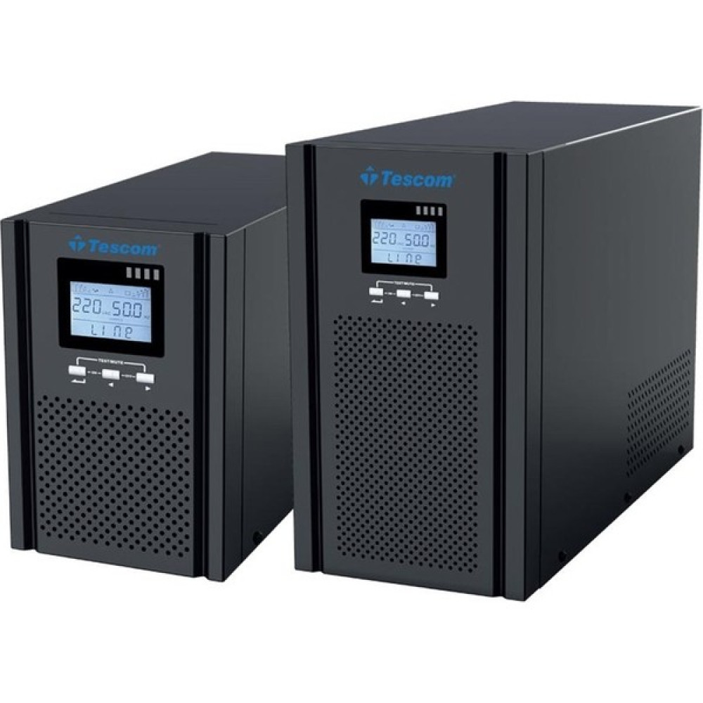 Tescom Teos+ 3kva 1f/1f (6X9AH) 5/10DK LCD Onlıne Ups Power Supply Fiyatı