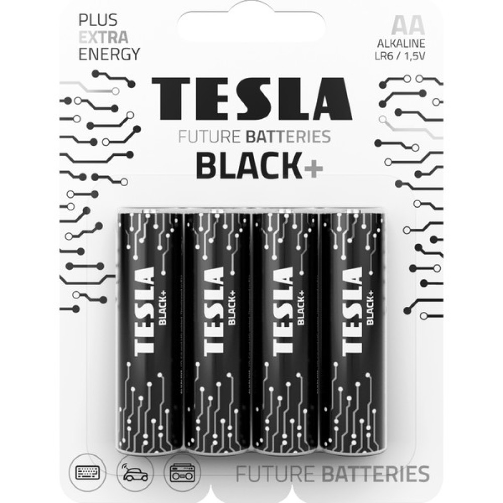 Tesla Black+ Serisi Aa Alkalin Pil Geleceğin Pilleri - 4'lü Diğer Fiyatı