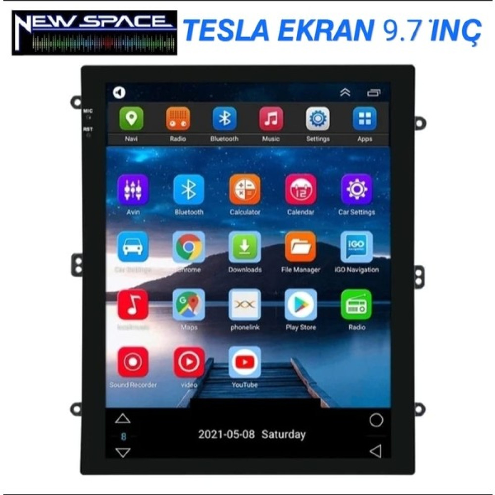 Tesla Ekran 9.7 İNÇ-ANDROID12 2+32 4ÇK Carplay-Rds-Ips-Navigasyon Oto Video & Navigasyon Cihazları Fiyatı
