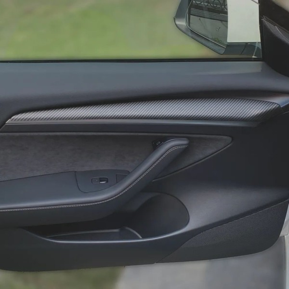 Tesla Model Y Kapı Trim Karbon Kaplama Oto Seyahat Ürünleri Fiyatı