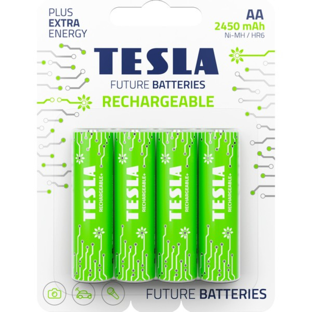 Tesla Rechargeable+ Serisi Aaa Nı-Mh Pil Geleceğin Pilleri - 4'lü Diğer Fiyatı