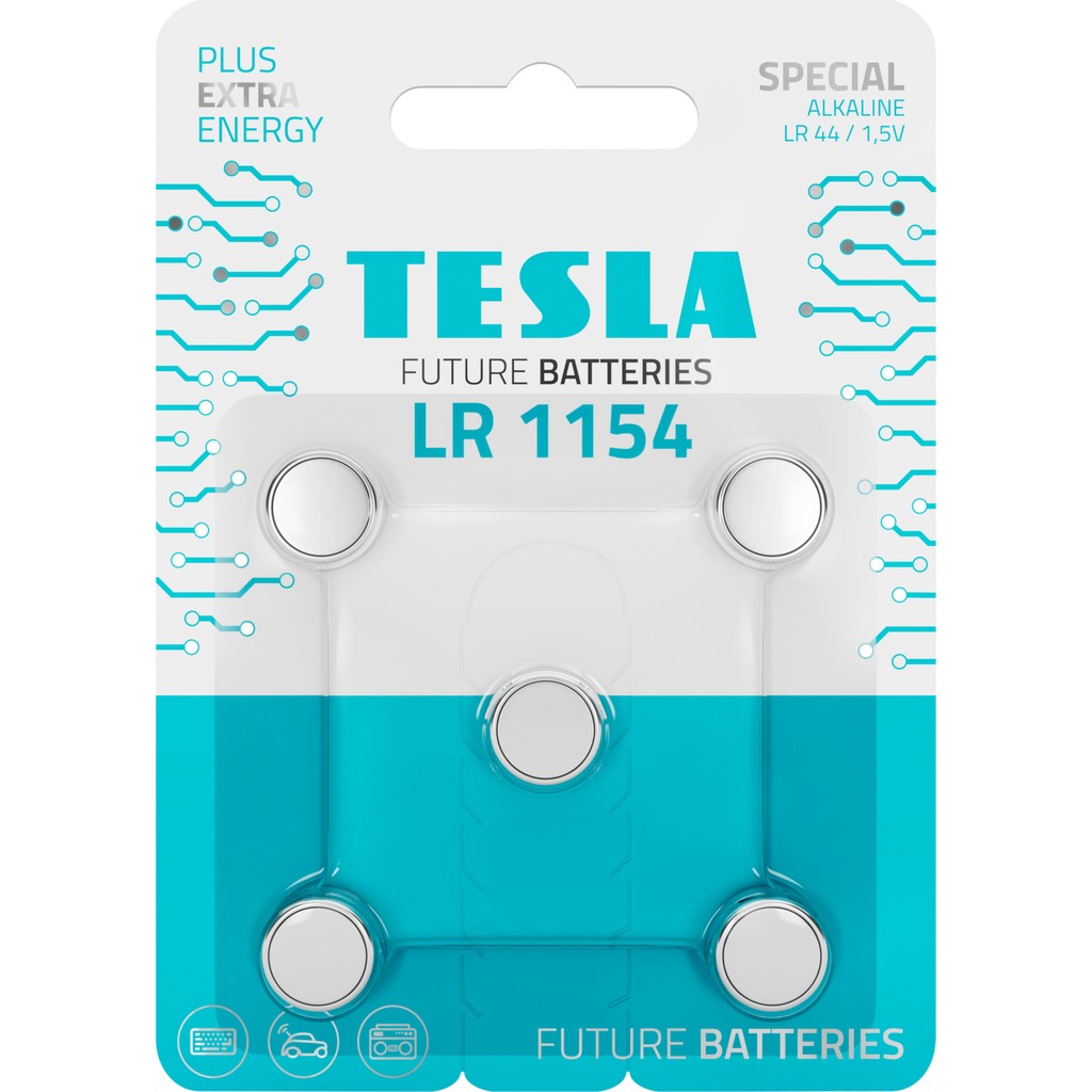 Tesla Specıal Alkalıne Serisi LR1154 Alkalin Pil Geleceğin Pilleri - 5' li Normal & Şarj Edilebilir Piller Fiyatı