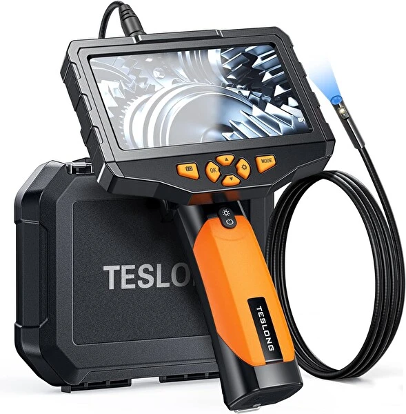 Teslong Çift Lensli Endoskop Kamera - 5" IPS Ekran 1080p - 1M Kablo Mikroskop Fiyatı