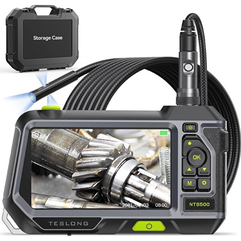 Teslong Nts500 Pro Üç Lensli Borescope Muayene Kamerası 5M Mikroskop Fiyatı